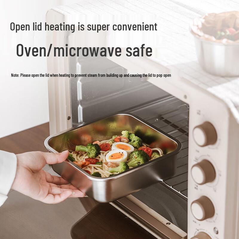 304 Stainless Steel Food Storage Container with Strainer