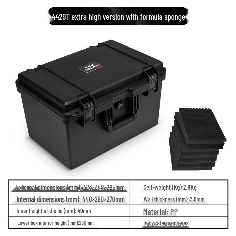 קופסת הגנה מפלסטיק עמידה למים ועמידה בפני זעזועים למצלמה וציוד