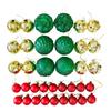 36 Pcs Christmas Balls Ornaments Shatterproof Plastic Balls Christmas Tree Decoration with Hanging Loop for Xmas Tree Wedding Holiday Party Decor