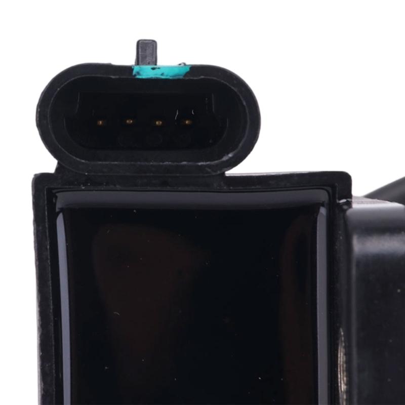 Outboard Ignition Coil 827509T7 for 1996-2007 30-300 Horsepower Applications, with Integrated Lead, Angled Boot and Two Hole Base for Installation