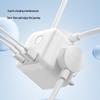 BULL 3-Outlet UK Travel Adapter with USB