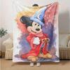 1pc, Mickey Mouse Sorcerer's Apprentice Throw Blanket Perfect for Home Decor, Couch Cover, Outdoor Use, Gifts, Travel
