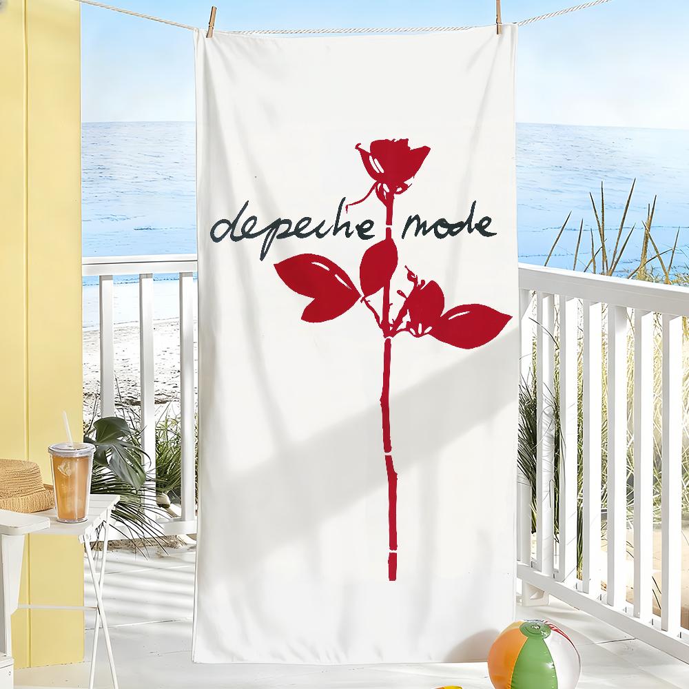 Rock Band D-Depeche M-Mode Violator Asciugamano Morbido Piscina Regalo Per Viaggio Palestra Doccia Campeggio Asciugatura Rapida Sportivo Grandi Asciugamani da Spiaggia