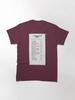"A THOUSAND SUNS" CARTOON RECEIPT Classic T-Shirt