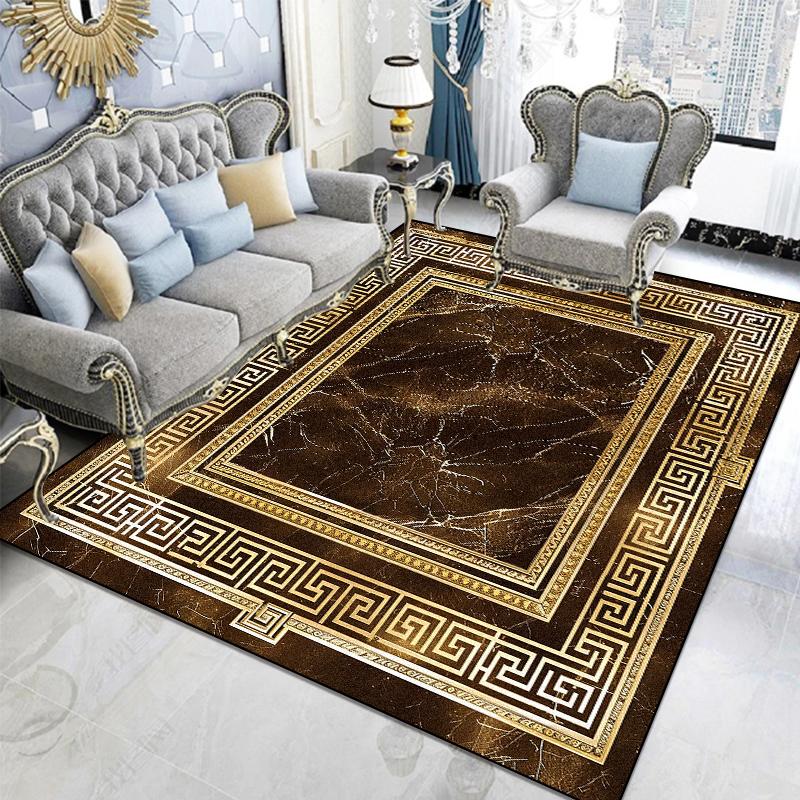 Luxurious Large Area Carpet Living Room Nordic Style Decoration Sofa Area Rugs for Bedroom Floor Mat Non-slip Entrance Door Mats