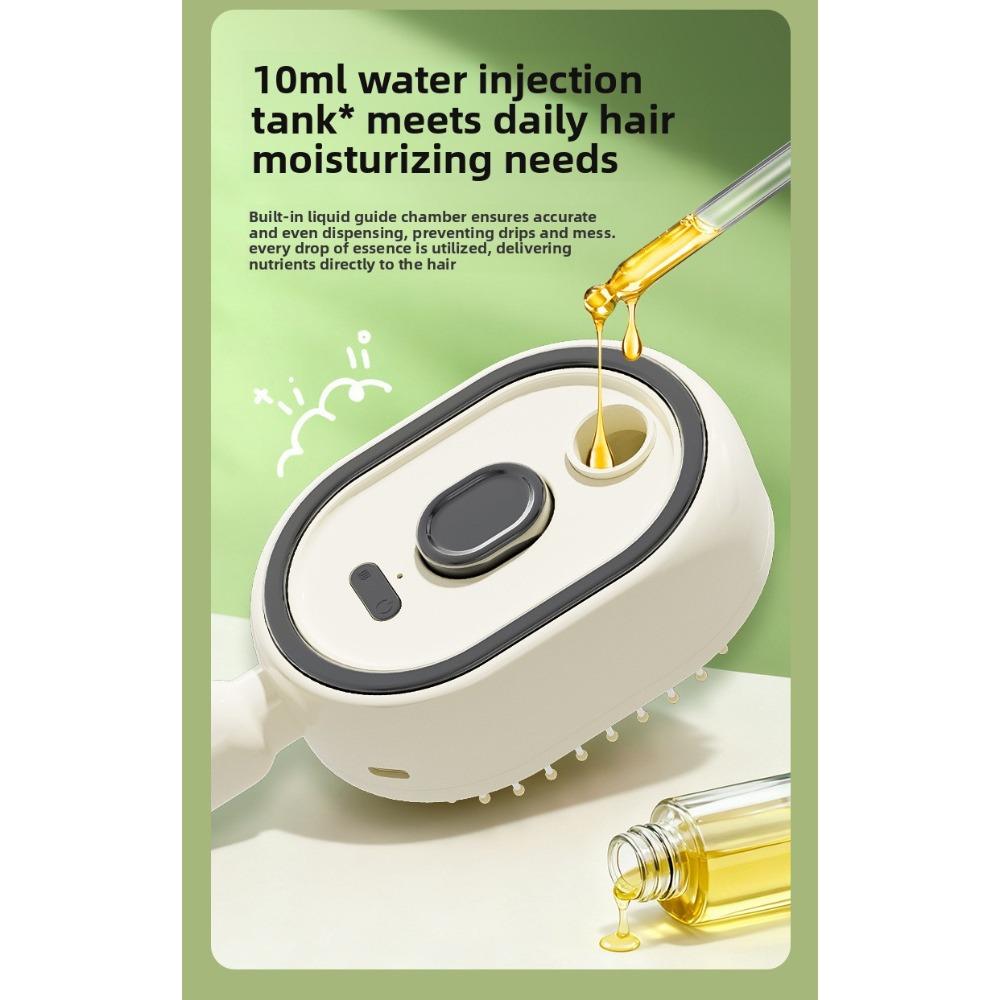 Electric Mist Massage Hair Brush, Essential Oil Atomization Air Cushion Comb For Smooth Voluminous Hair
