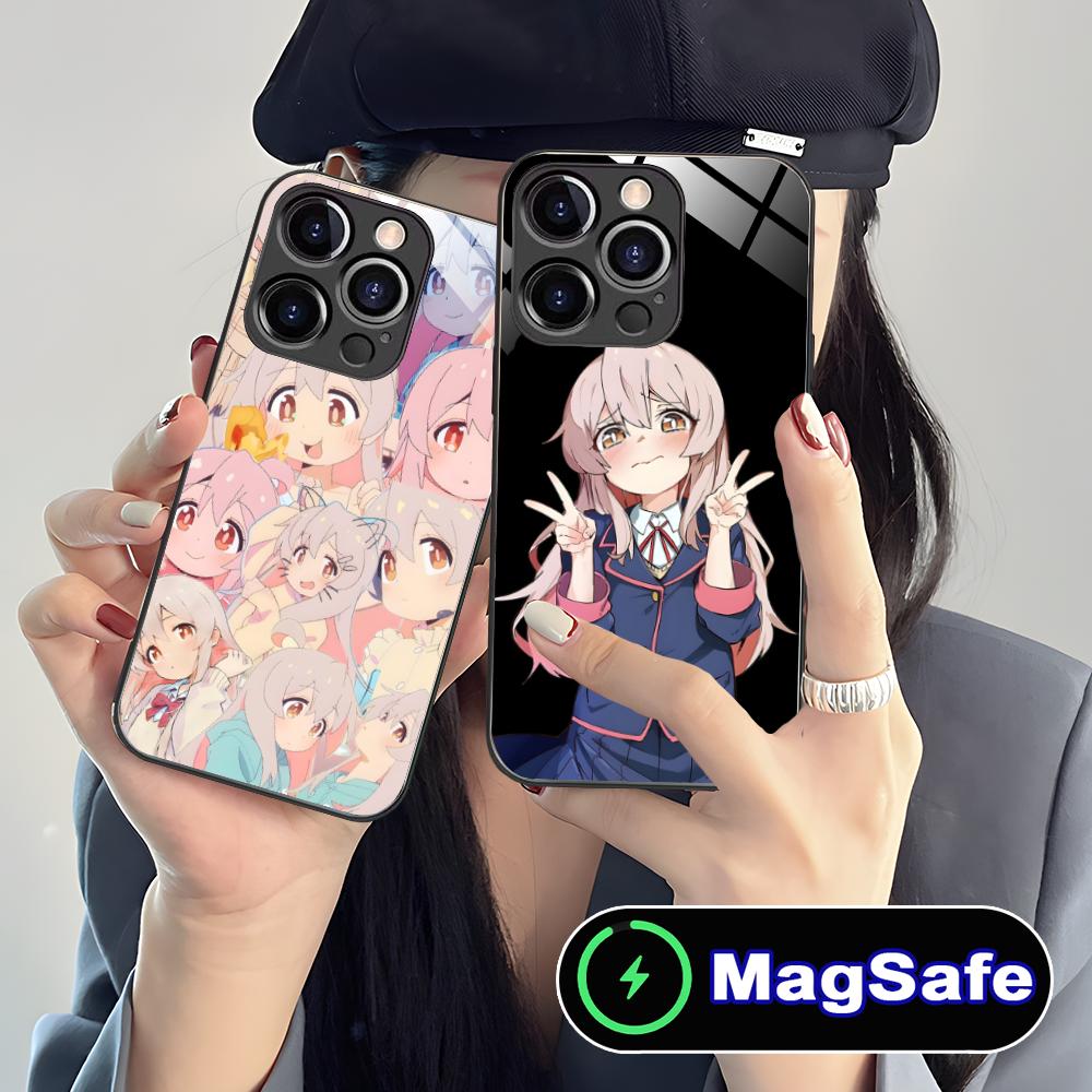 Anime Mahiro Oyama Onimai Phone Case for iPhone 17 16 15 14 13 12 11 Air Pro Max Plus Mini MagSafe Glass Colorful Cover Luxury