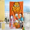 Garfield Beach Towel Soft Durable Quick-Dry Comfortable Lightweight Suitable for Swimming, Gym, Camping, Yoga Vacation