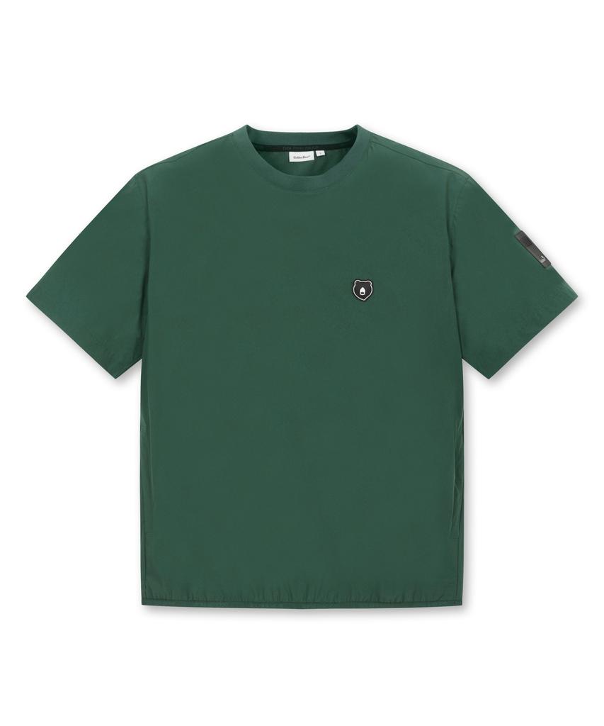 Goldeunbeeo Stretchable Woven Crewneck Sweatshirt_G4Tam25141Grx