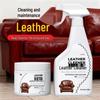 Premium Lederreiniger: Fleckentferner & Pflegcreme für Sofas, Kleidung und Taschen