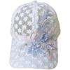 Summer Thin Embroidery Flower Mesh Breathable Baseball Cap Lace Peaked Cap Women's Korean-Style Trendy Sun Protection Sun Hat