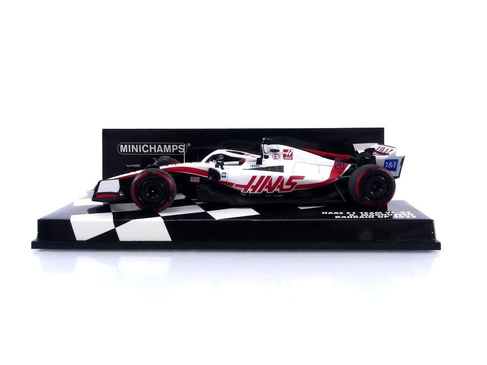Minichamps scale Haas Magnussen Bahrain GP 2022 finished model 1/43 VF-22