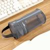 Portable Mesh Pencil Case Large Capacity Mesh Pen Holder  Bag  Office Supplies