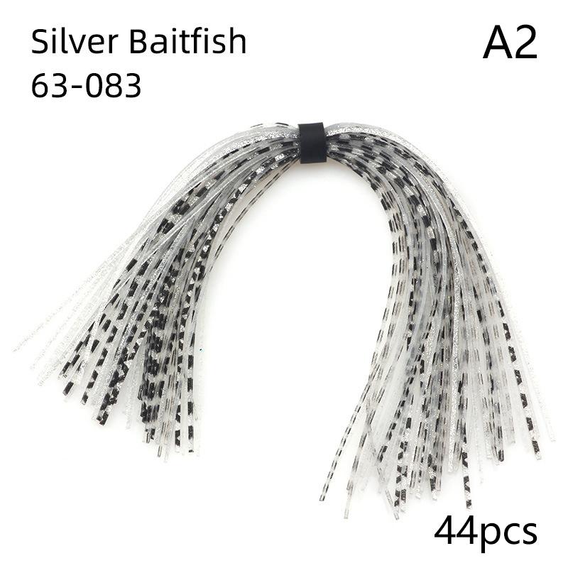 Silicone Skirts Fly Tying Material for Spinnerbait Long Tail Jig Lures Custom Fishing Bait Accessory