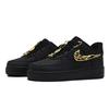 Nike Air Force 1 TNT Liquid Metal S Cushioning Slip Resistant Low Top Skateboard Shoes Unisex Black Gold CW2288-001(Team1697-TNTS)