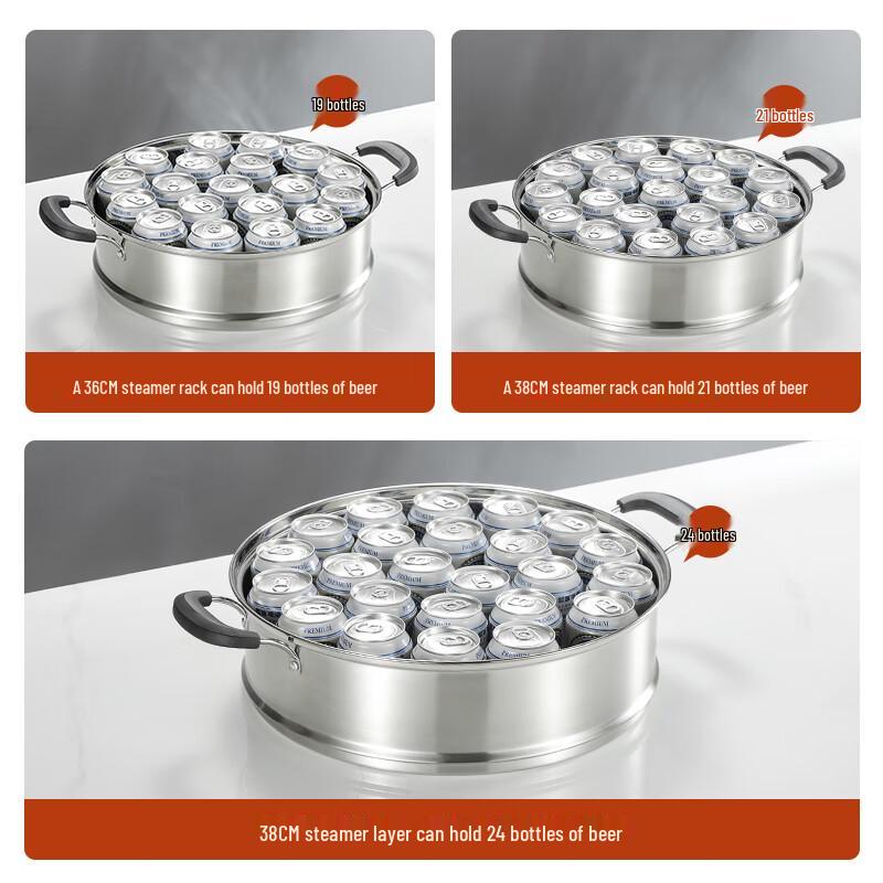 Naijiang 304 Stainless Steel Steamer Pot
