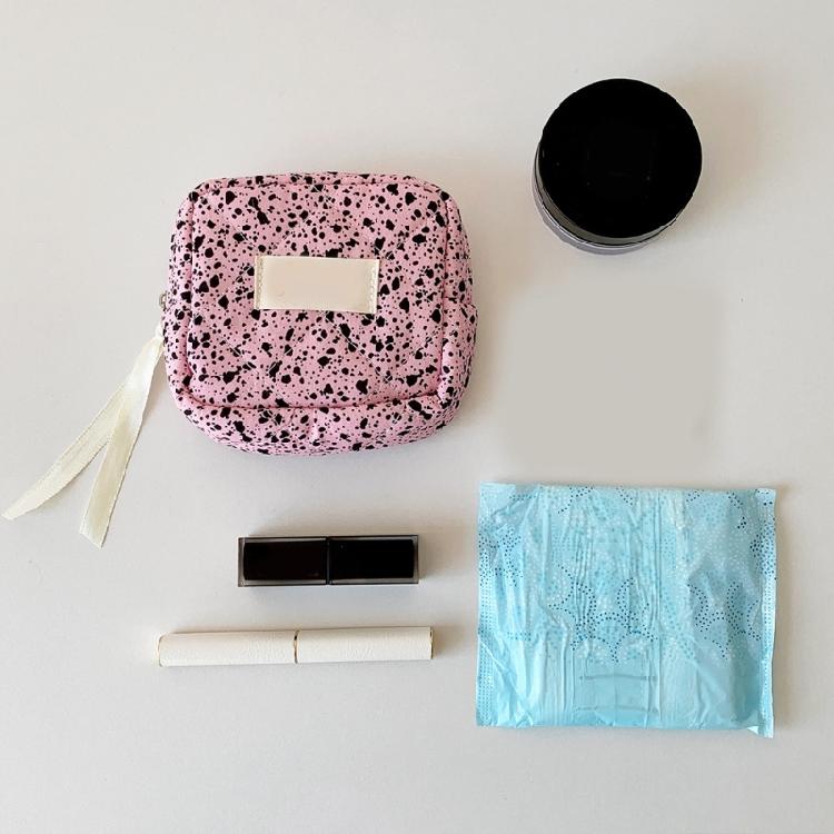 Mini kosmetická taštička do kabelky Cestovní pouzdro na mince Taštička na hygienické vložky Organizér na rtěnky a make-up do kanceláře do školy