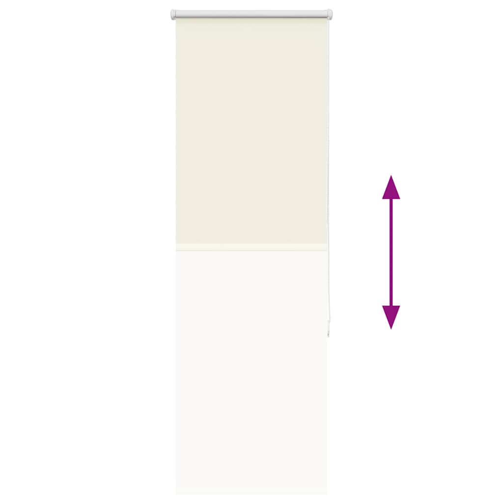 Off White Blackout Roller Blind 50X150 Cm Fabric Width