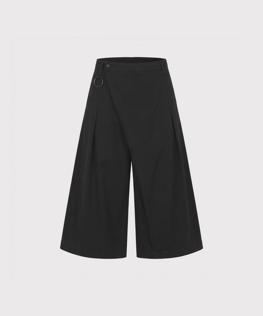 Maineoseu Wrapped Work Short(Aged Twill) - Black