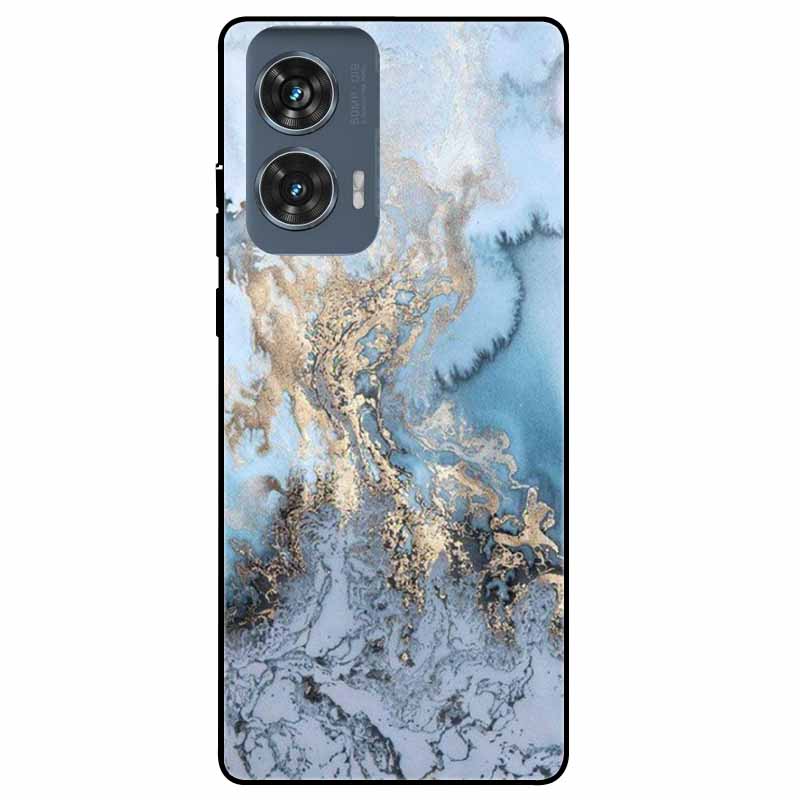 For Moto Edge 50 Fusion Case Silicone Space Animal TPU Soft Black Cover For Motorola Edge 50 Fusion Cases 50Fusion Cool TPUCover