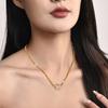Premium French Retro Magnetic Star Pendant Necklace Women'S 2024 Trendy Temperament Versatile Fashion Collarbone Chain