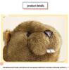 Screaming Marmot Plush Toy: Cute Mouse Pillow Doll for Girls' Birthday Gift Ornament