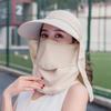 UV Protection Tea Picking Cap Anti-uv Beach Cap Detachable Fisherman Cap  Women