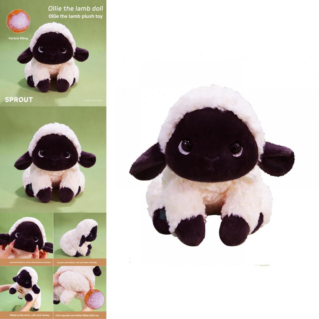 Plush Sheep Soft Toy With Pp Cotton Filling For Kids Bedroom Decor