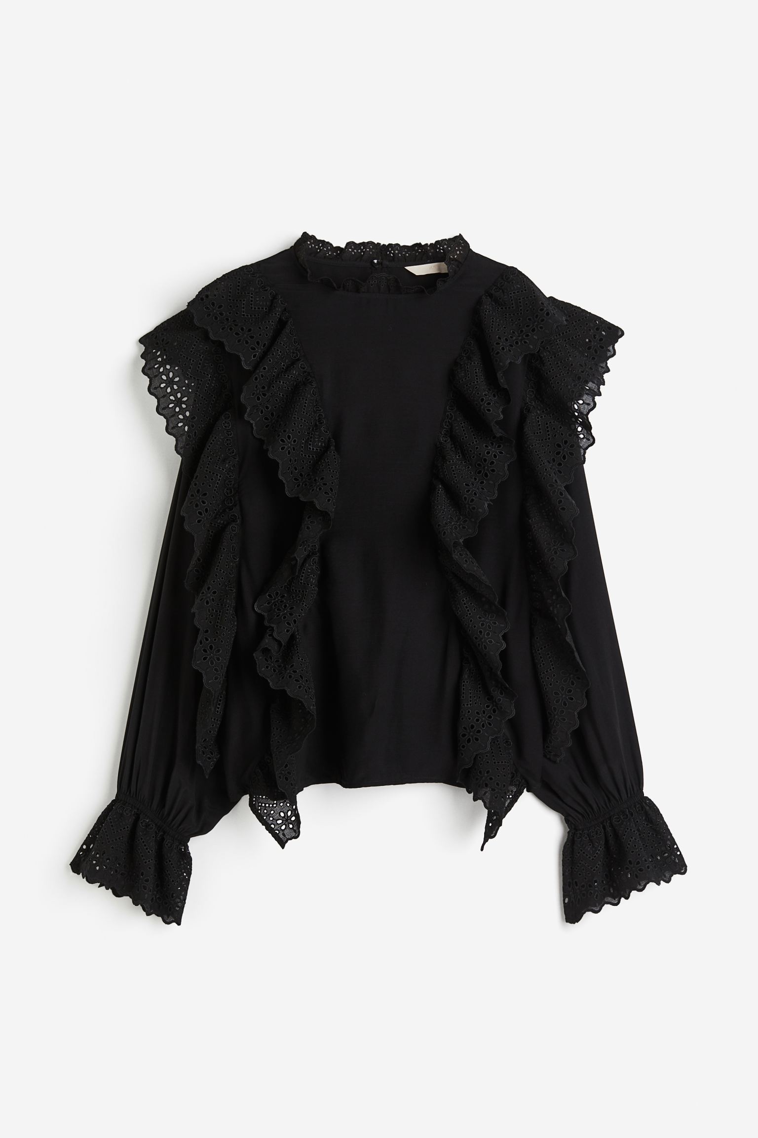 

Блузка из вискозы с оборками