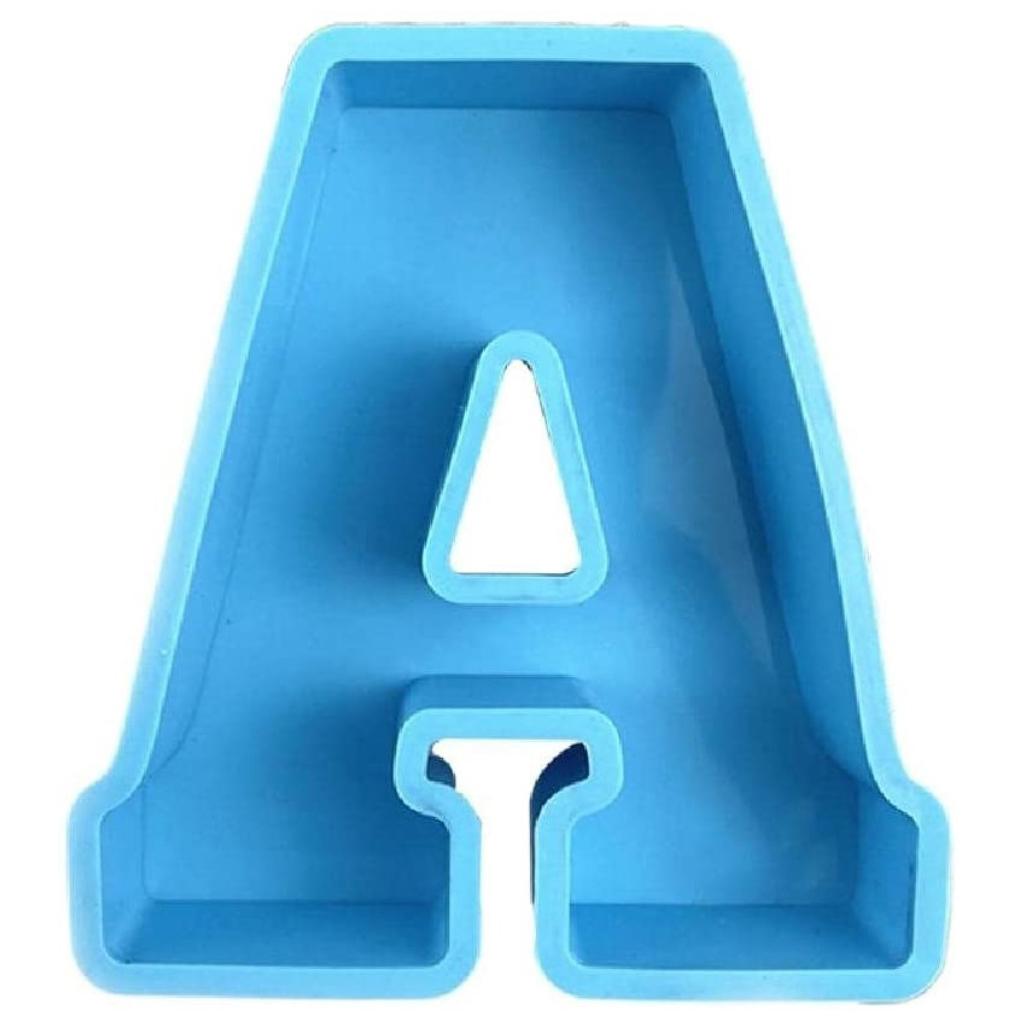 Silicone Capital Alphabet Resin Mold Reusable Washable Replacement Flexible Jewelry DIY Crafts Making Home Decoration Mould