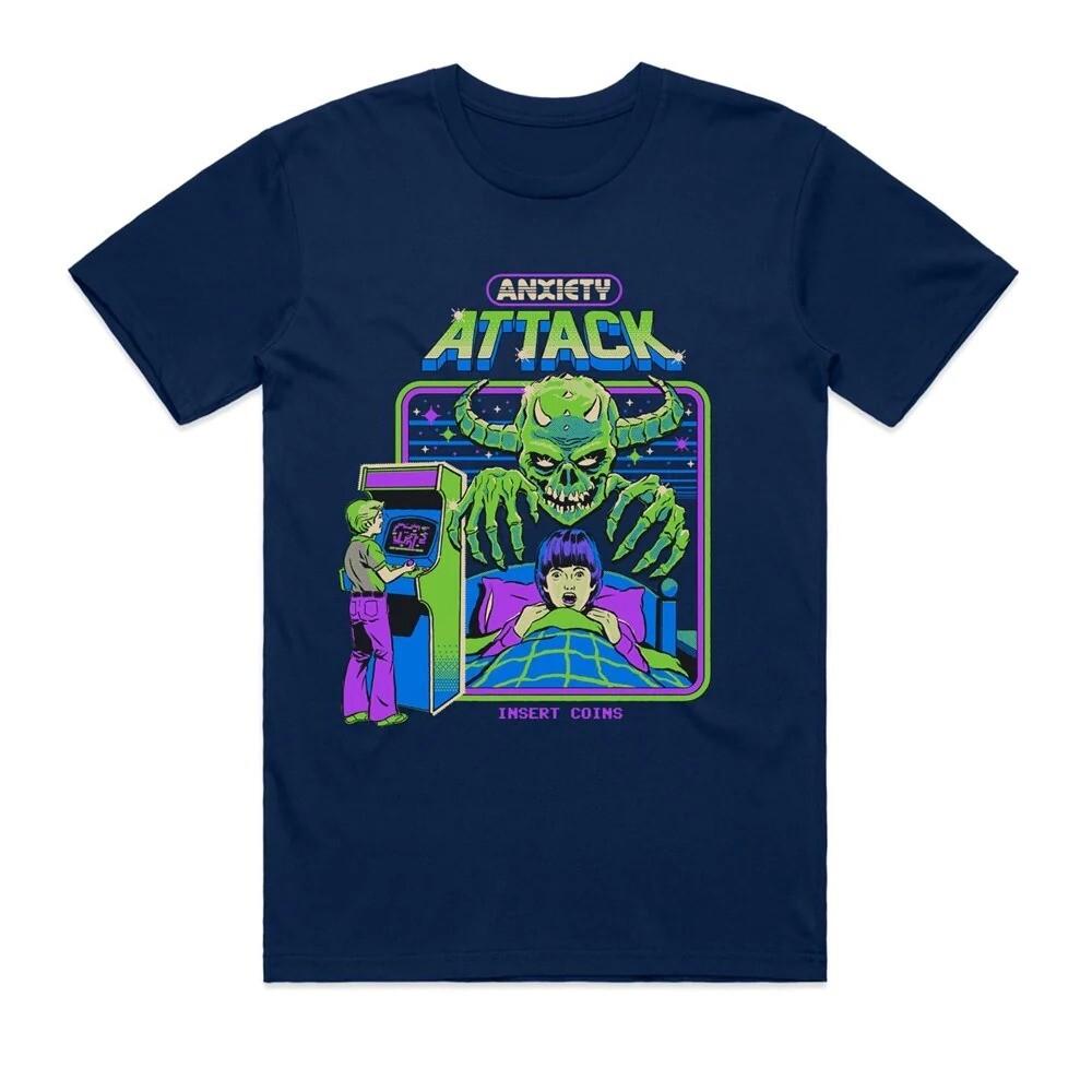 Steven Rhodes T-ShirtAnxiety AttackOfficial Black Short Sleeve Tee 5 Sizes Unisex T-Shirt
