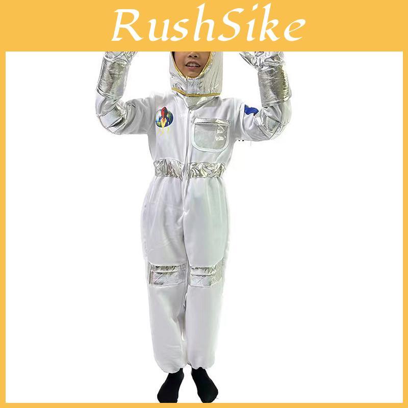 Kinder Astronautenkostüm Cosplay Raumfahrt Overall Unisex Raumanzug Outfit