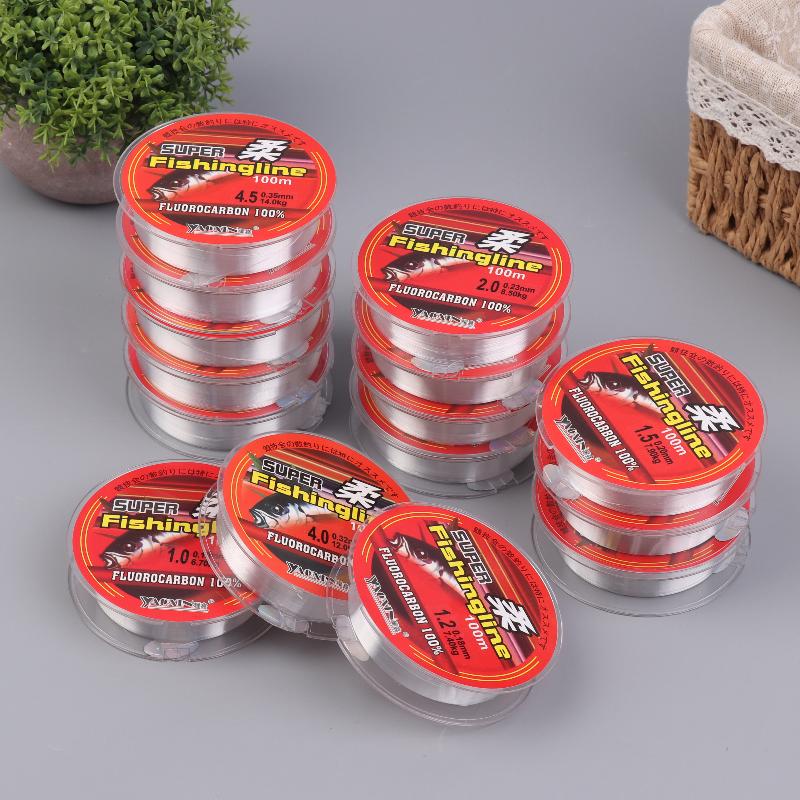 100M Fish Lines Super Strong Strands Nylon Wire Fishing Multifilamento Transparent Fishing Lines