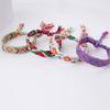 Cotton Rope Bracelet Adjustable Bracelet Unique Watermelon Pattern Bracelet Handmade Bracelet for Fashion Enthusiasts