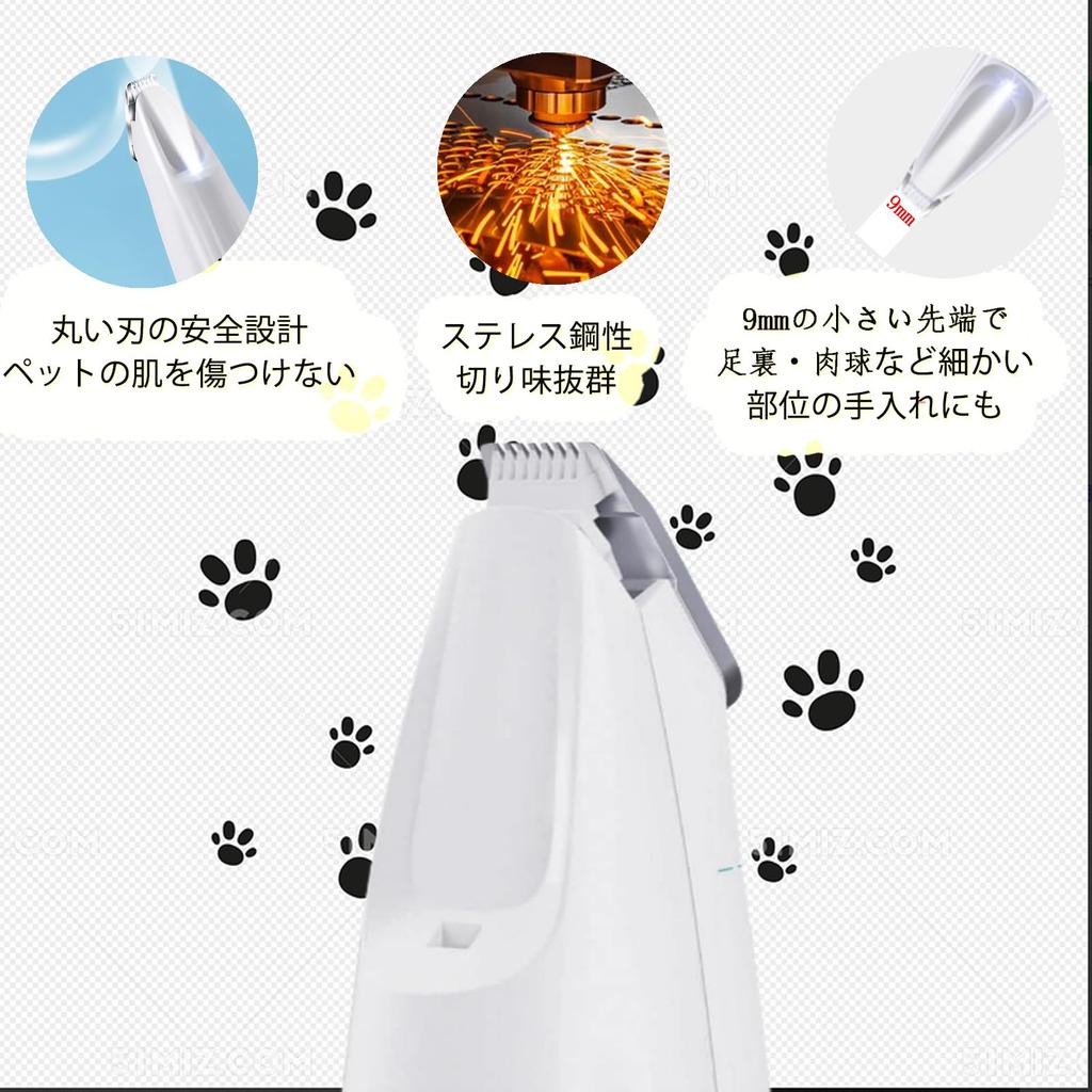 By a Nayouko Pet Dog for Both Dogs and with LED for Soles of Behind Around the Face and with Nail Clipper and Nail Suitable for Small Small Medium