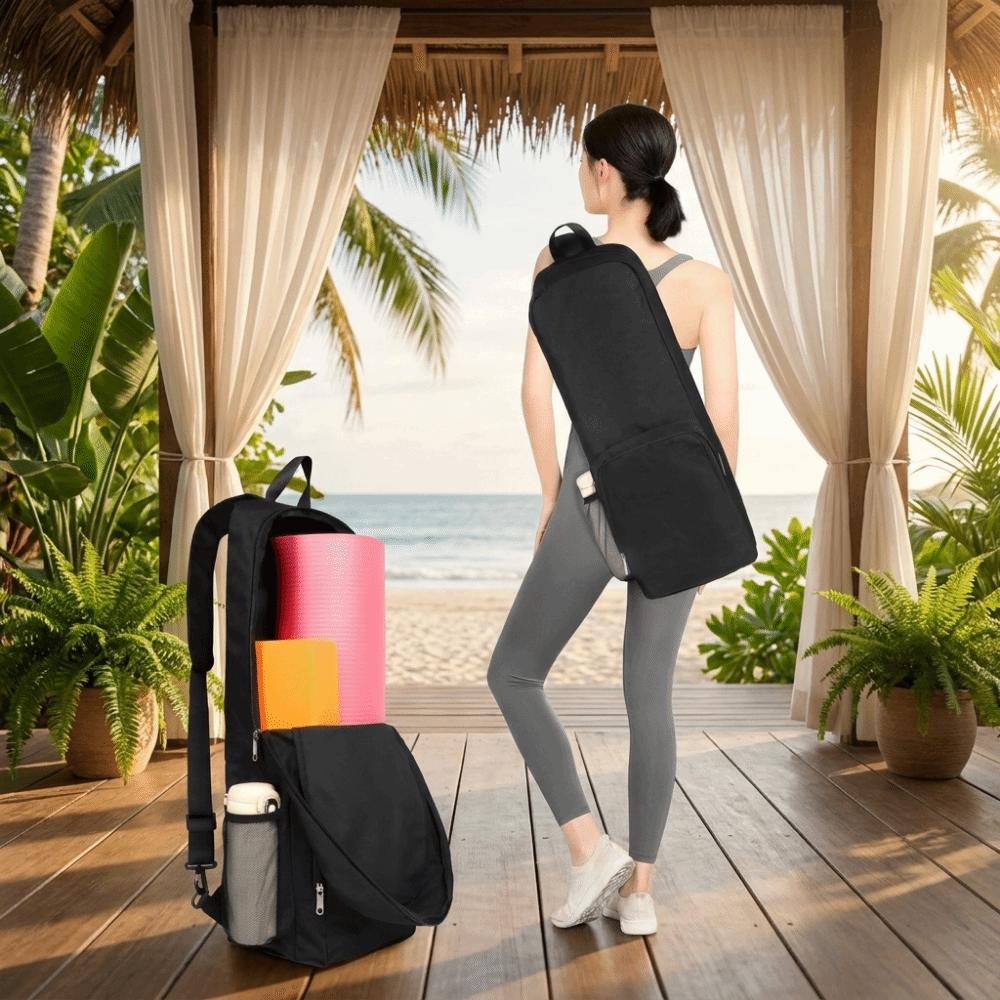 Water-Resistant Yoga Mat Bag Waterproof Gym Yoga Bag Exercise Mat Shoulder Bag Fitness
