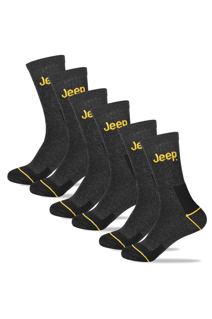 JEEP Men's Work Socks Cotton 9 Pairs