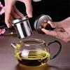 350ml Filterable Heat-resistant Glass Teapot with Tea Strainer Infuser High Borosilicate Glass Puer Tea Pot Kung Fu Tea Set