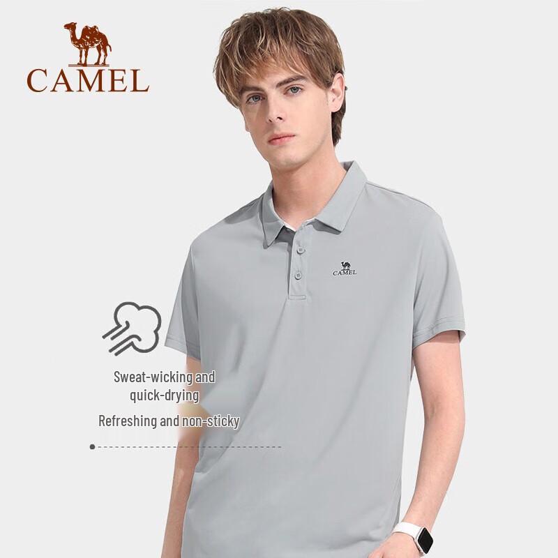 Camel Men s Quick-Dry Polo T-Shirt XXXL