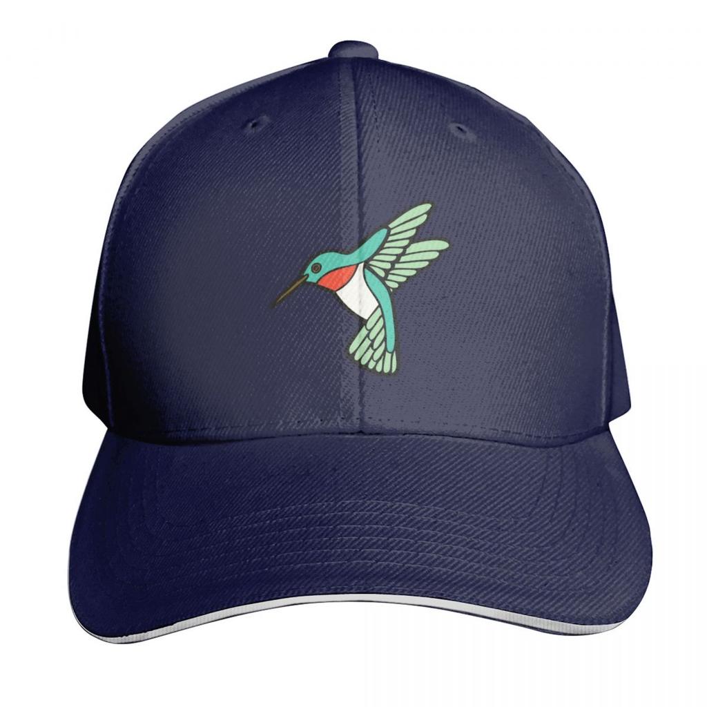 Hummingbird Pattern Baseball Cap Icon Bobble Hat Sunscreen Streetwear Caps For Women Unisexs