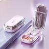 Pill Cutter Splitter Quarter Tablet Slicer Precise 1/2 1/3 1/4 Cut Portable Medicine Storage Box for Daily Use