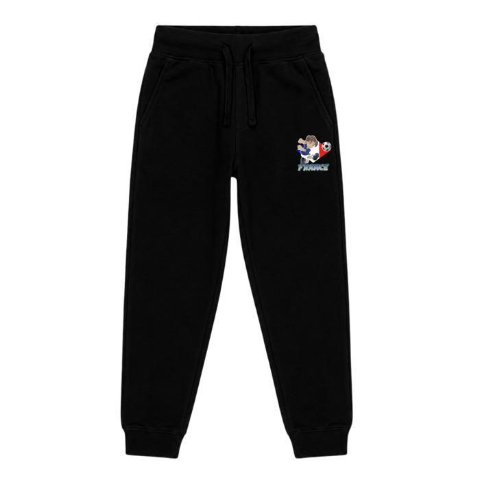 Jogging Enfant Footballeur France - Sweat et Pantalon (3-14 ans) - Rouge