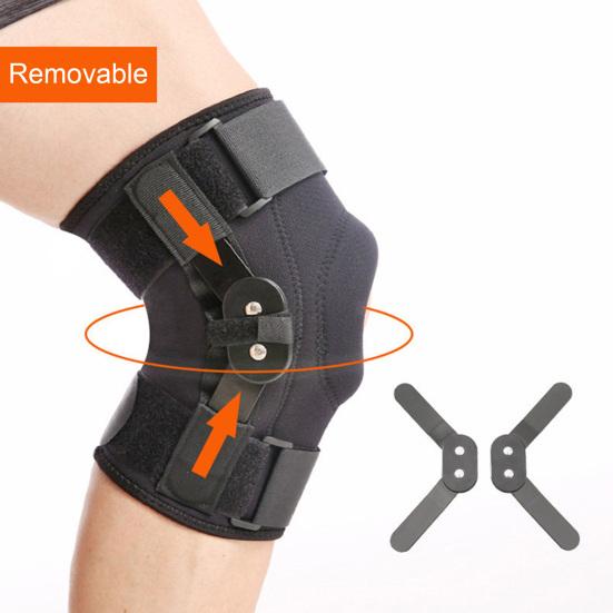 Men Women Knee Support Brace, Adjustable Compression Sleeve for Arthritis, Meniscus Tear, Knee Pain Relief Wrap for Sports, Running, Basketball