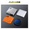 Concept 82mm Black Mist Dimming Softening Nano Variable ND Adjustable Dimming Soft Filter K&F ND2-400&CPL&1/4 Multi-function Filter, Two-in-one, +