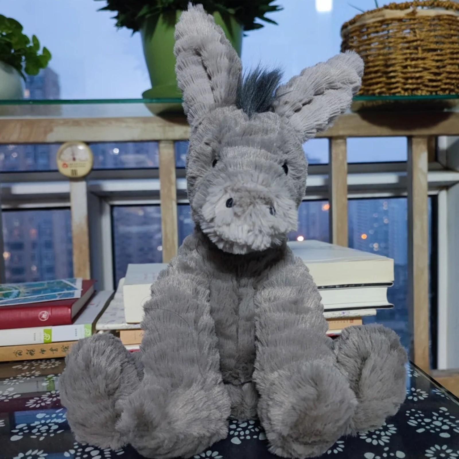 

Wavy Donkey Cute Doll, Animal Plush Toy, Very Suitable For Children, Girlfriend Holiday Gifts One Size