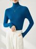 Yangzi Seamless High Neck 100% Fine Wool Slim Fit Women's Sweater