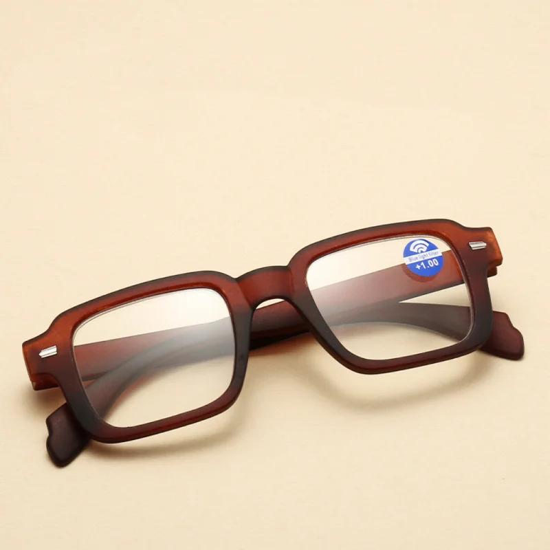 New Square Reading Glasses Fashion Women Man Eyeglasses Versatile Simple Presbyopia Hyperopia Eyewear+1.0+2.0+2.5+3.0+3.5+4.0