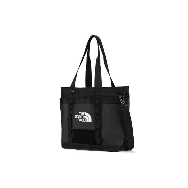 The North Face Lässige große Einkaufstasche Nylon Handtasche Schultertasche Regular Unisex Paar Unisex Tragetaschen Schwarz 3KZU-KX7