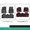 Eco-Friendly TPE Car Floor Mats for 2019-2025 Tesla Model Y, Left/Right Drive.