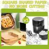 50/100pcs Air Fryer Disposable Paper Non-Stick Airfryer Baking Papers Round Air-Fryer Paper Liners Paper Kitchen Accessories